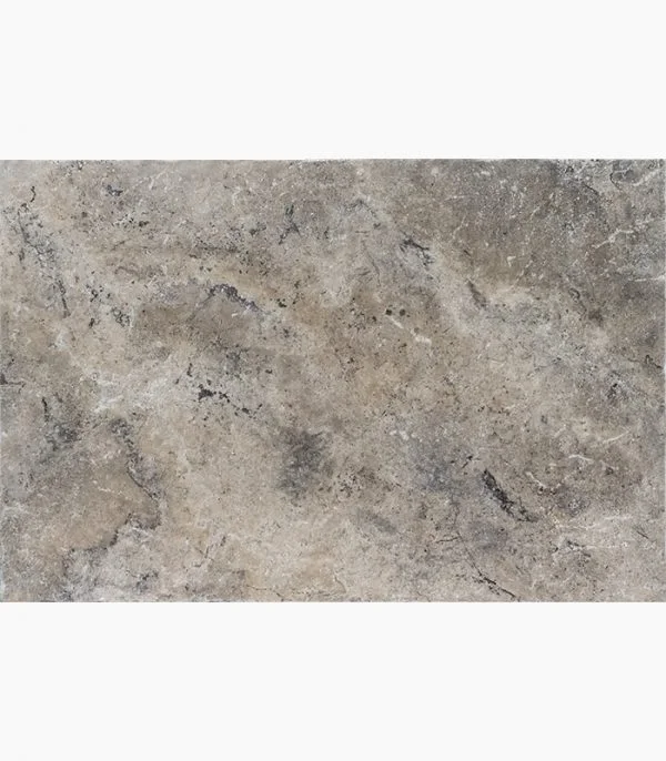 Silver Travertine 16×24×2 Thick Paver showroom reference