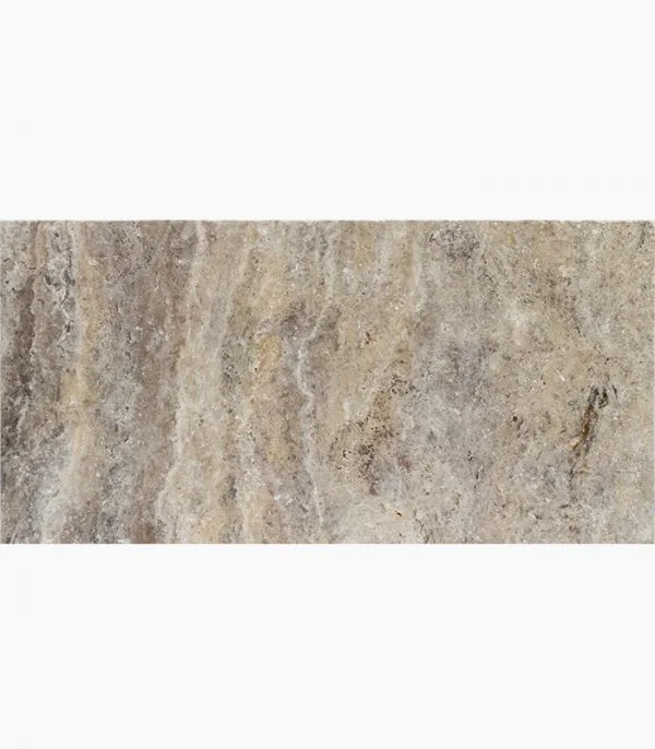 Silver Travertine 6×12 · View 2 showroom reference