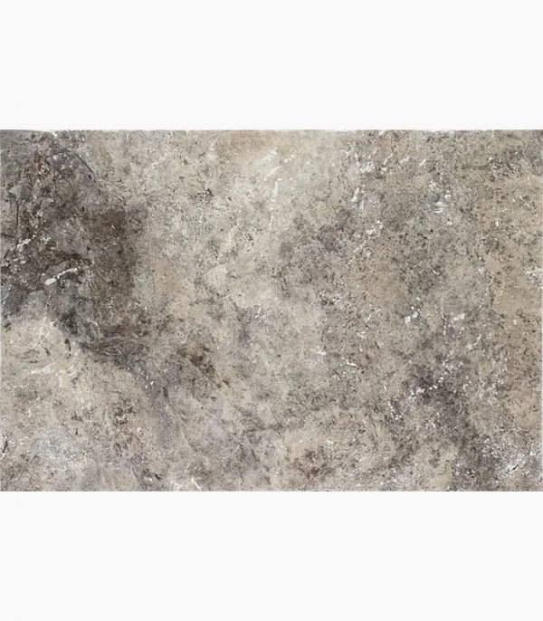 Silver Travertine 16×24 showroom reference