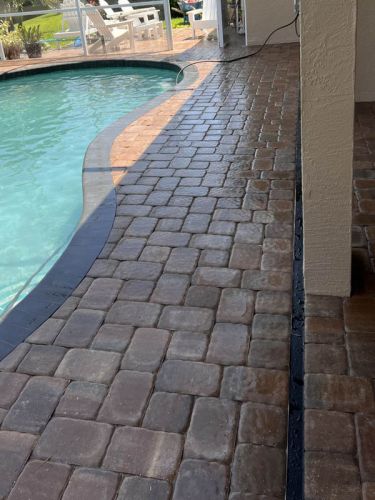 pool and patio pavers installation