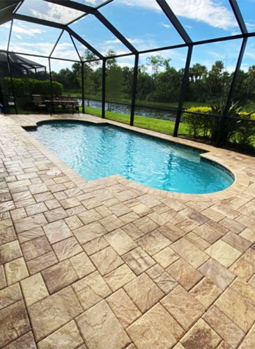 pool deck pavers installation Lakewood Ranch