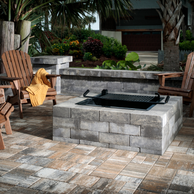 fire pit paving