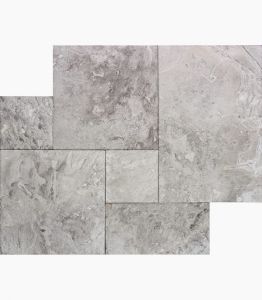 French Pattern Talya Gray Premium Select marble paver