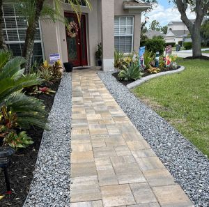 walkway pavers installation GES Pavers