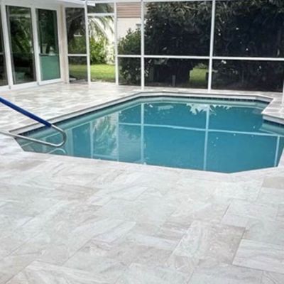 travertine pavers installation - GES Pavers Sarasota