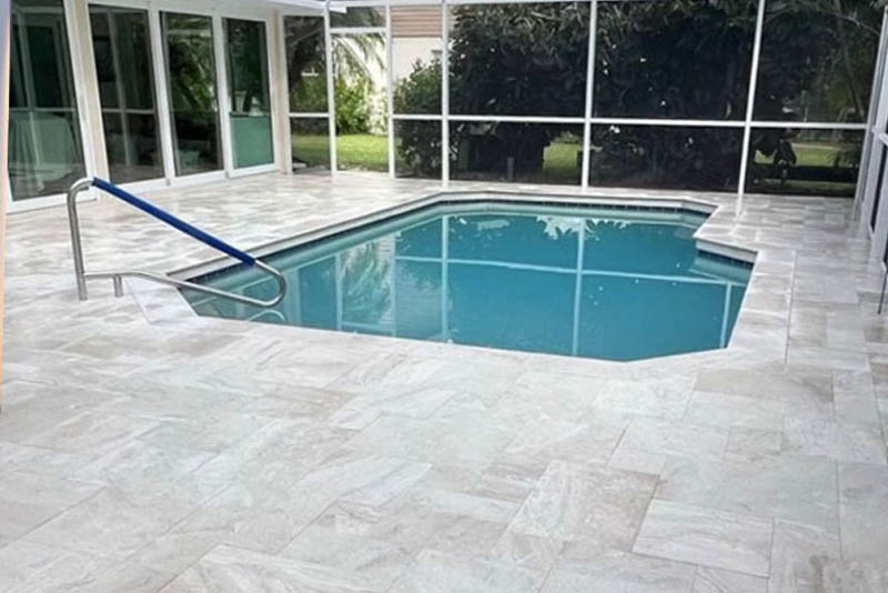 travertine pavers installation - GES Pavers Sarasota